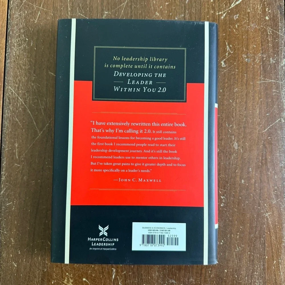 Developing the Leader within You 2.0 John Maxwell 2018 Business Self-Help‎ Book